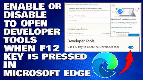 How To Enable Or Disable To Open The Developer Tools When The F12 Key