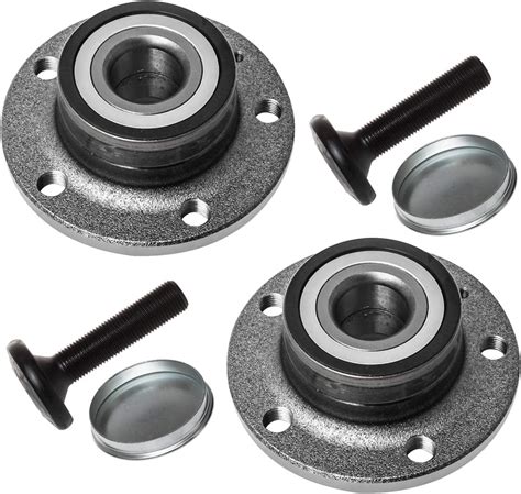 Tucarest 512319 X2 Pair Rear Wheel Bearing And Hub Assembly Compatible With Audi