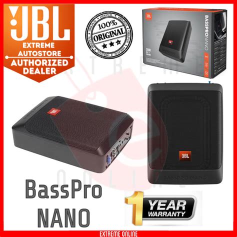 JBL BASSPRO NANO 6x8 200 Watts Peak Compact Underseat Powered Subwoofer