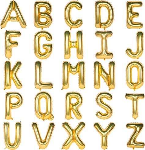 Amazon Inch Giant Gold Letter H Foil Helium Balloons Single