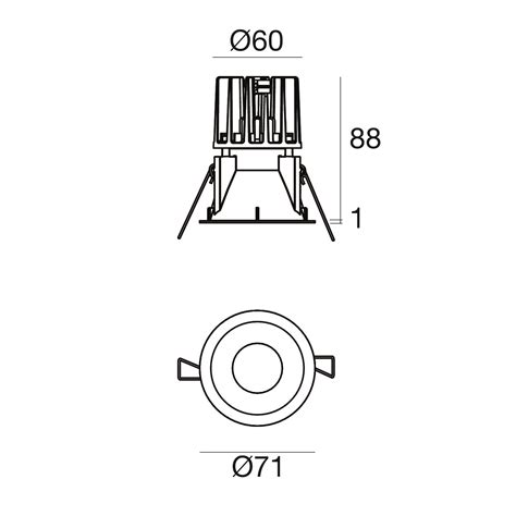 Downlights Warp R EVO 77341M10 Linea Light Group