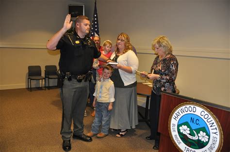 Haywood County Sheriffs Office Promotion Ceremony Haywood County