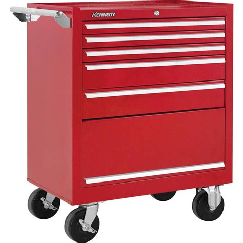 Kennedy Steel Tool Roller Cabinet 29 Wide 5 Drawer Msc Direct