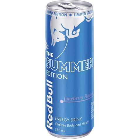 Red Bull Energy Drink Juneberry Flavour Can 250ml Woolworths