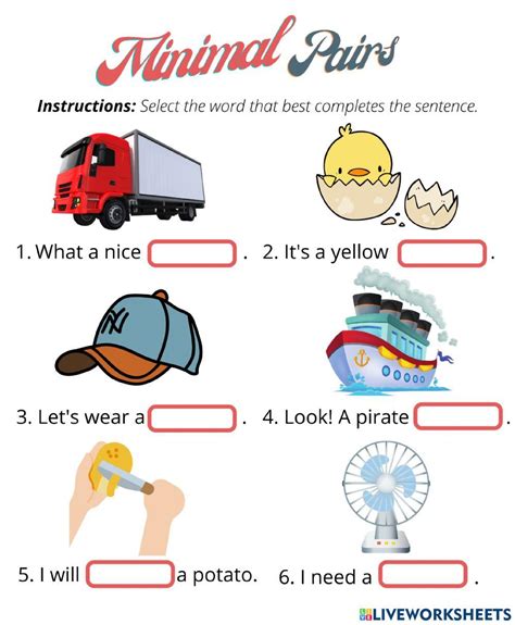 Minimal Pairs æ Vs ʌ And I Vs I Marisol