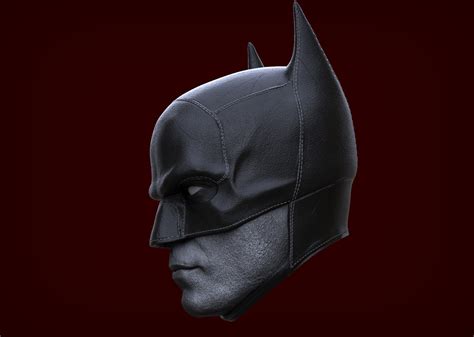 Stl File Robert Pattinson Batman Head Mask On 🐧 Obj・3d Printable Model To Download・cults