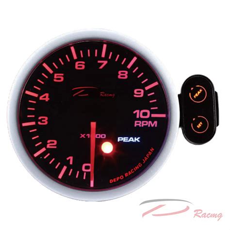 Depo Racing Mm Tachometer Gauge Led Rpm