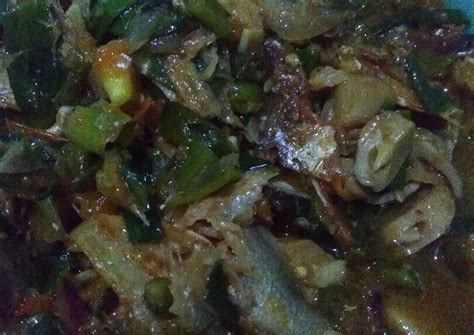 Resep Ikan Asin Cabe Ijo Oleh Destina Apini Daulai Cookpad