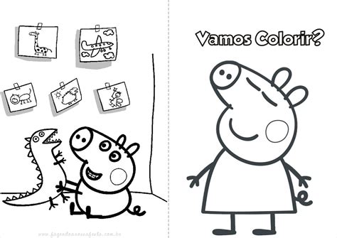 Peppa Pig Para Colorir E Imprimir Muito F Cil Colorir E Pintar