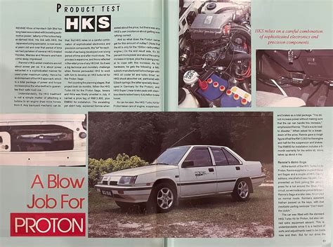 Proton Saga 1.5s – HKS Turbo kit, tahun 1994 - Magma 12 Valve