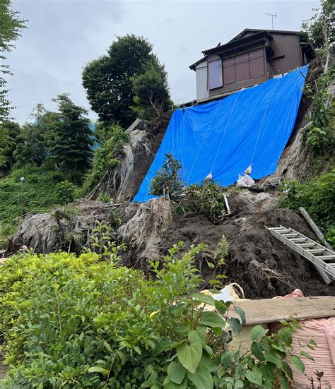 Aennyu On Twitter 横浜市神奈川区三ツ沢下町で63に発生した土砂崩れ、同日の保土ヶ谷区と同様、下末吉台地の段丘崖が崩壊