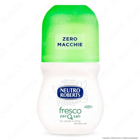 Deodorante Roll On Fresco T Verde E Lime Flacone Ml Neutro Roberts