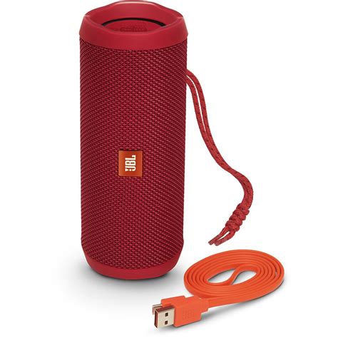 Caixa De Som Bluetooth Prova D Gua Flip Vermelha W Rms Jbl Cx