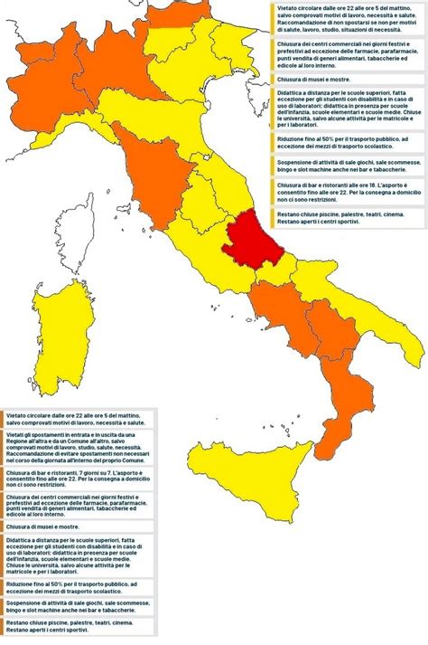 Da Zona Arancione A Zona Gialla Le Regioni Che Cambiano Colore Dall 11