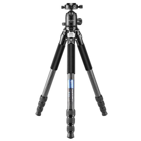 BEXIN RC294 Portable Collapsible Carbon Fiber Camera Tripod With K44