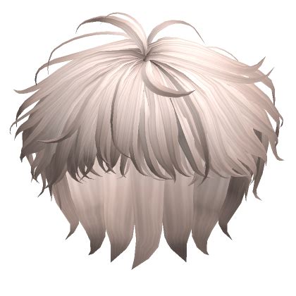 Long Anime Hair In Platinum Blonde Roblox