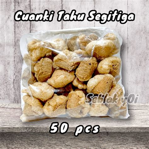 Jual Cuanki Tahu Segitiga 50 Pcs Shopee Indonesia