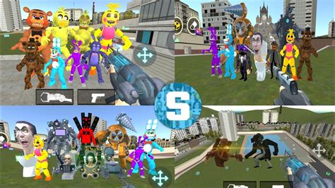 Nextbots In Playgrounds New Update Skibidi Toilet Freddy Bonnie