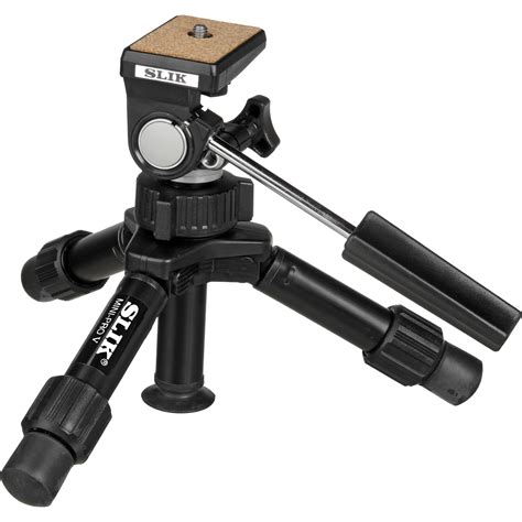 Slik Mini Pro V Tripod With 2 Way Pantilt Head 611 352 Bandh