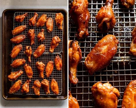 Bourbon Bbq Wings Crispy Oven Baked Fork In The Kitchen