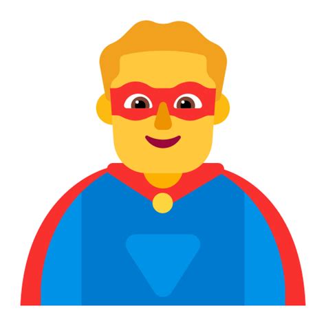 🦸‍♂️ Man Superhero Emoji