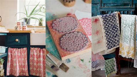 Block printing on fabric: a simple step by step guide | Homes & Gardens