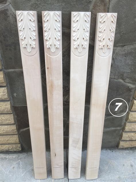 Carved Wooden Balusters for Stairs Wooden Balusters Wooden - Etsy