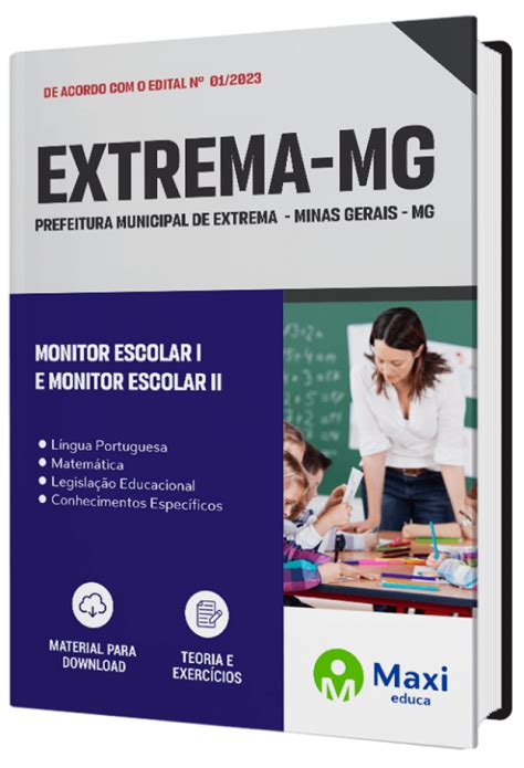 Apostila Prefeitura De Extrema Mg 2023 Monitor Escolar I E