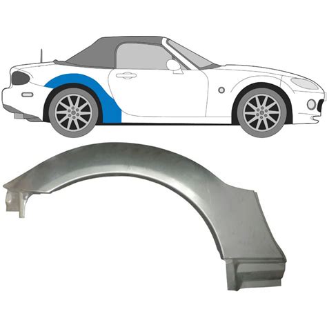 Mazda Mx 5 2005 2014 Radlauf Reparaturblech Rechts