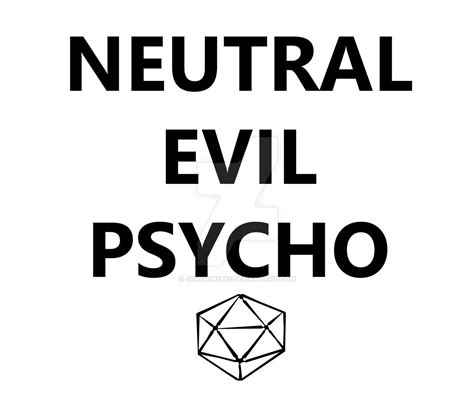 Dnd Neutral Evil Psycho Black By Jongrin1992 On Deviantart