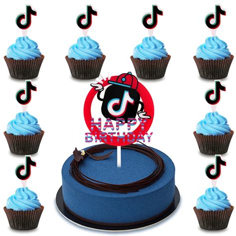 Buy Music Themed Cake Topper Happy Birthday Cake Topper 20 Pcs Hot