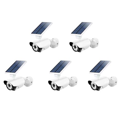 Buy 5 X Solar Led Motion Sensor Spot Light - Ip66 Full Aluminum Alloy ...