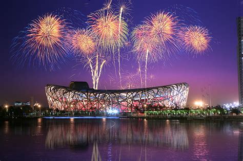 HD wallpaper: bird nest stadium, the scenery, beijing, building, city, architecture | Wallpaper ...