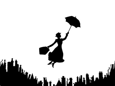 Mary Poppins Svg Mary Poppins Art Mary Poppins Printable Etsy