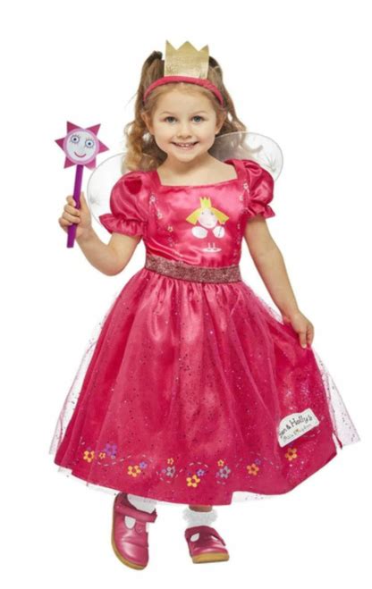 Kids Ben and Holly’s Little Kingdom Holly Costume – Angels Fancy Dress ...