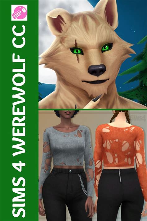 31+ Sims 4 Werewolf CC: A Full Moon Awaits | Sims 4, Sims, Tumblr sims 4