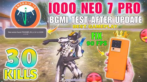 After Update Android Constant Fps Iqoo Neo Pro Bgmi Test With