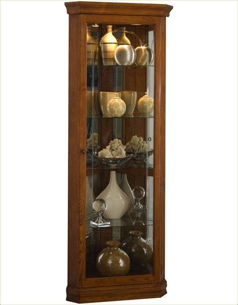 Lighted Curio Cabinet Oak Cabinets Home Design Ideas Ord5zqjkqm164455