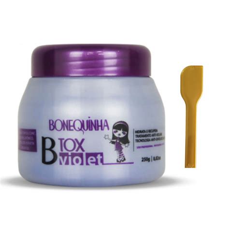 Bonequinha Botox Redutor De Volume Violet 250g Shopee Brasil