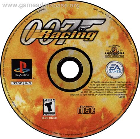 Racing Sony Playstation Artwork Disc