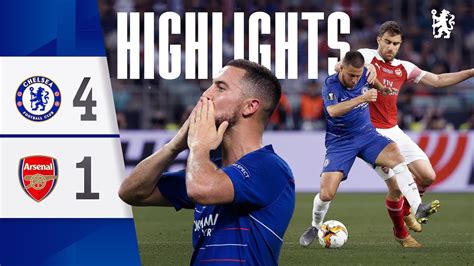 Chelsea Arsenal Eden Hazard S Final Match Highlights Uefa