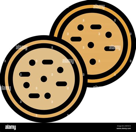 Cookie Moldes Pastel Icono Contorno Moldes De Galletas Pastel Vector