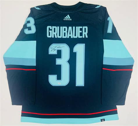 Philipp Grubauer Signed Kraken Jersey (Fanatics) | Pristine Auction