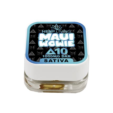 Hemp Living Delta Dab Wax G Jar Maui Wowie Mg Hemp Living Usa