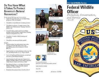 CCJS Undergrad Blog: Federal Wildlife Officer Position Openings- Info ...