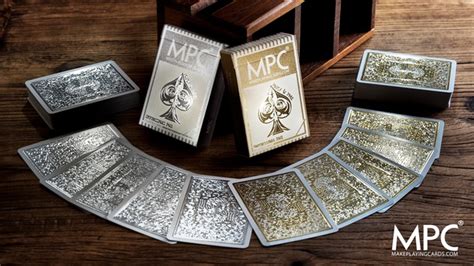 Impressions Foil Playing Cards Gold And Silver Embossed Back