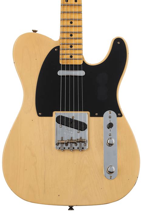 Fender Custom Shop 52 Telecaster Journeyman Relic Aged Nocaster Blonde Sweetwater