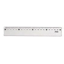 A White Ruler On A White Background