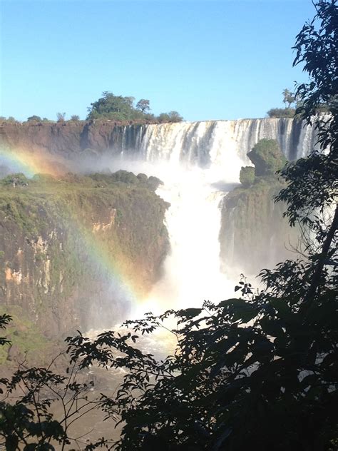 Rainbow Waterfall at Iguazu