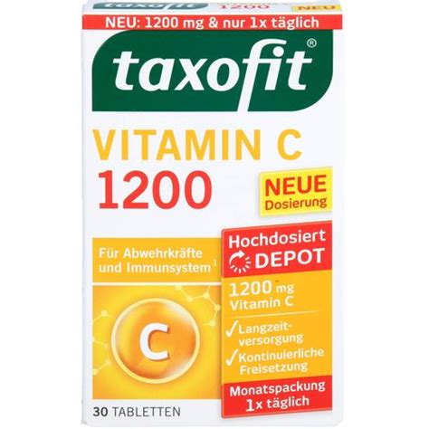 Taxofit Vitamin C 1200 30 St MCM KLOSTERFRAU Vertr Bei Onfy De Kaufen